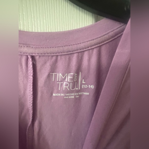 🔴 3/$12 Time and Tru Soft Violet Sleeveless Dress! NWT! - Picture 4 of 5